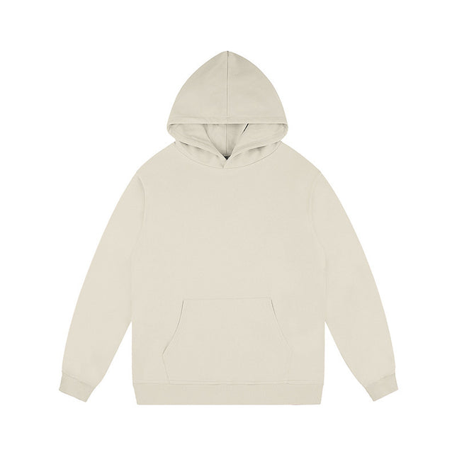 New Street Solid Color Loose Hooded Men's Sweater