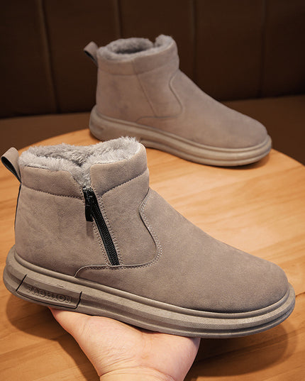 Solid Color Pig Bar Leather Casual Men's Shoes