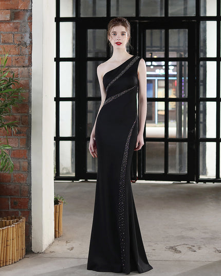 Toast Dress Bride Long One-shoulder Thank You Banquet Slim Fishtail Skirt