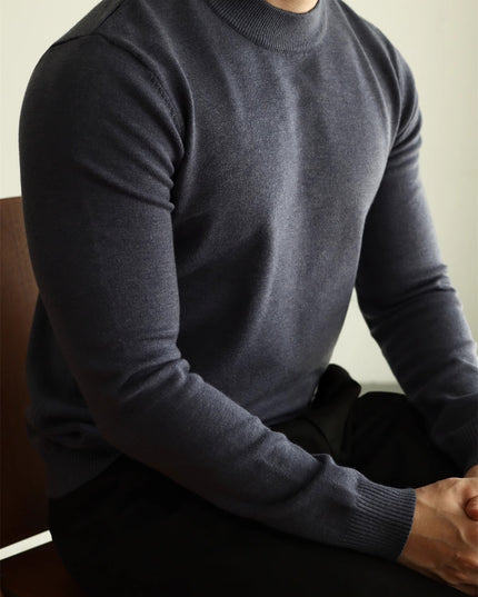 Modal Soft Glutinous Skin-friendly Half Turtleneck Warm Long Sleeves Sweater