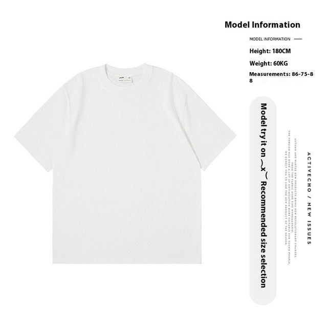 Cool Solid Color Inner Wear Round Neck Bottoming Shirt