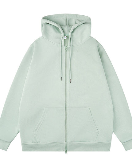 Zipper Men's Autumn And Winter New Pure Cotton Baggy Coat Sports Casual Top