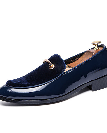 Men's Pointed Toe Shoes, British Trendy Pointed Toe Shoes, European Version Of Men's Sets Of Feet, Students' Small Leather Shoes