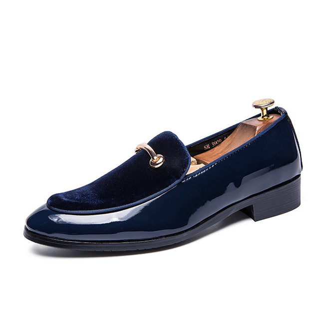 Men's Pointed Toe Shoes, British Trendy Pointed Toe Shoes, European Version Of Men's Sets Of Feet, Students' Small Leather Shoes