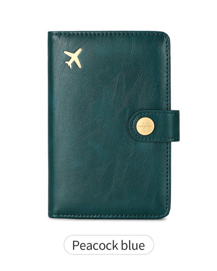 Bag Simple And Portable Multifunctional Passport Holder Fashion Document Storage Protective Cover