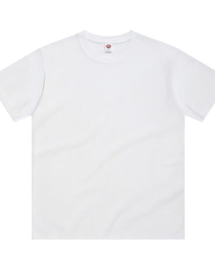 250g Japanese Cotton Round Collar T-shirt Loose