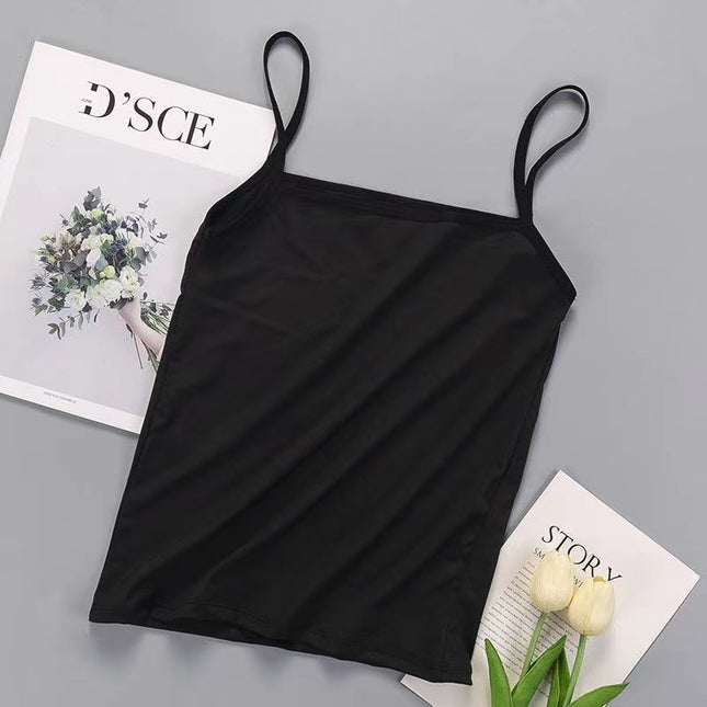 Women's Solid Color Small Sling Vest