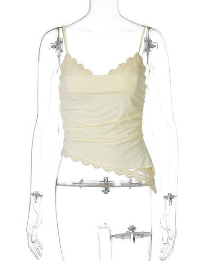 Sexy V-neck Lace Lace Spaghetti-strap Top