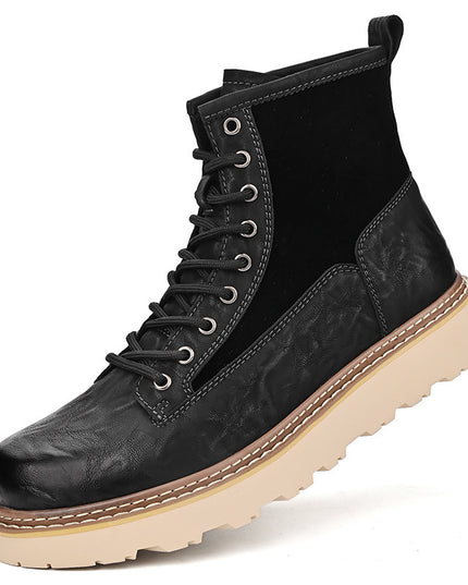 Trend Men's High-top British Style Working Boots