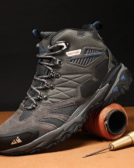 Outdoor Leisure Sports High-top Waterproof Non-slip Men's Hiking Shoes