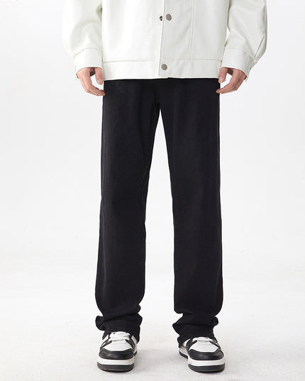 Loose Straight Retro Wide-leg Pants