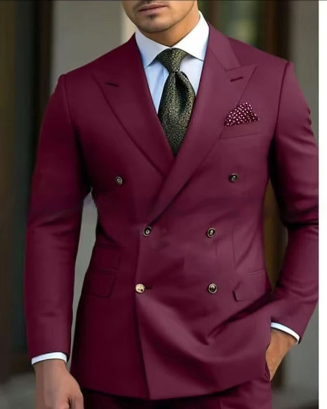 Men's Suit Set Leisure Business Two Pieces
