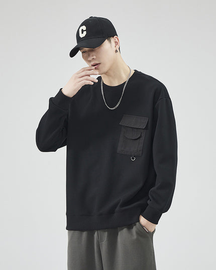 Sweater Men's Autumn Loose Round Neck