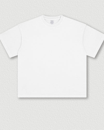 Heavy Washed Solid Color Short Sleeve Men And Women Same Style