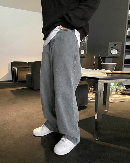 Men's Wide Leg Leisure Jeans