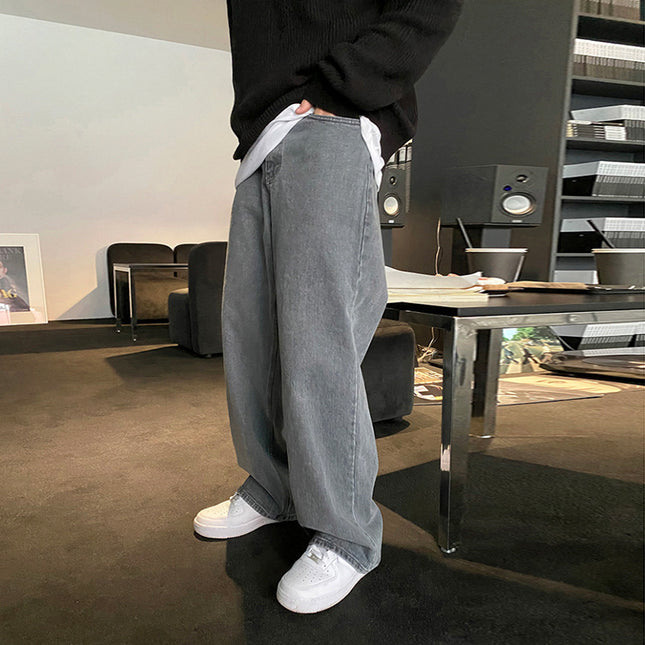 Men's Wide Leg Leisure Jeans