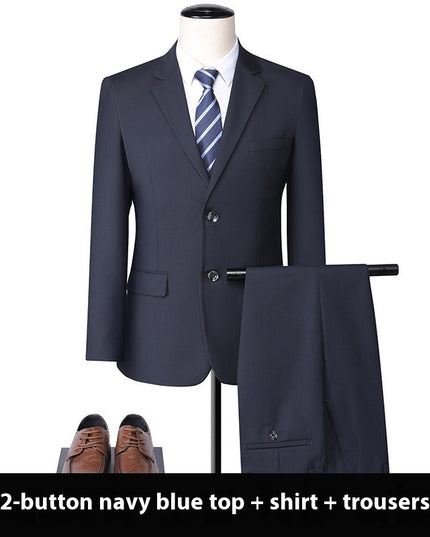 Men's Ruffian Handsome Casual Suit Full Set
