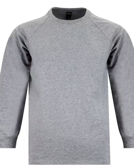 Vintage Cotton Raglan Long Sleeve Neckline Inner Bottoming Shirt Autumn Men