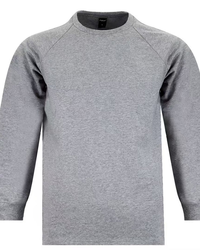 Vintage Cotton Raglan Long Sleeve Neckline Inner Bottoming Shirt Autumn Men