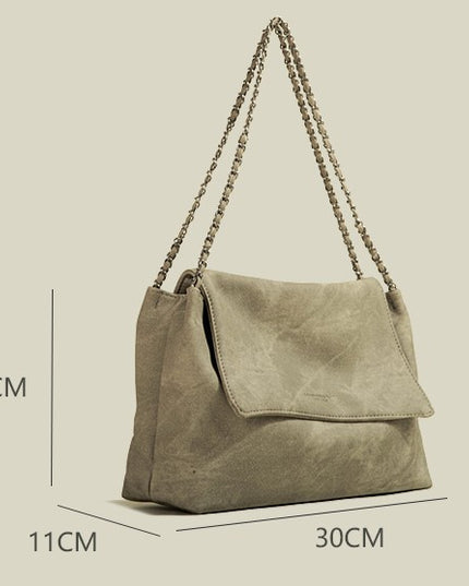 Women's Large Capacity Underarm Bag Chain Shoulder