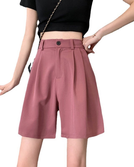 Casual Straight-leg Fifth Wide-leg Pants