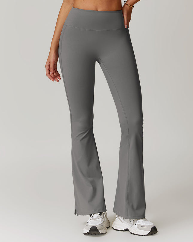 Skinny Peach Hip Raise Yoga Pants Running Sports Bell-bottom Pants