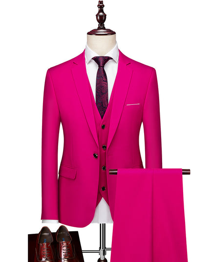 Business Casual Men's Korean Slim Suit