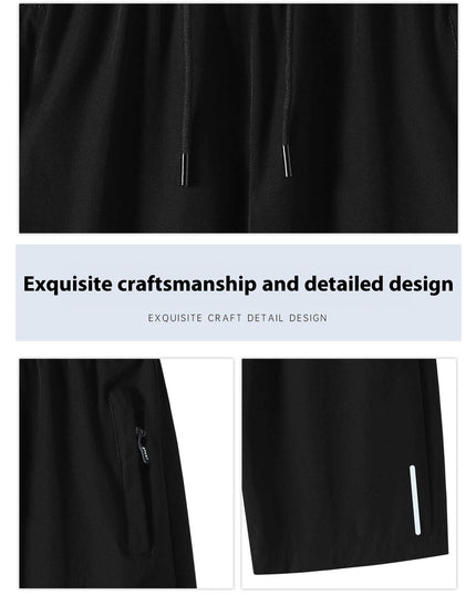 Thin Ice Silk Quick-drying Running Fitness Men's Sports Shorts