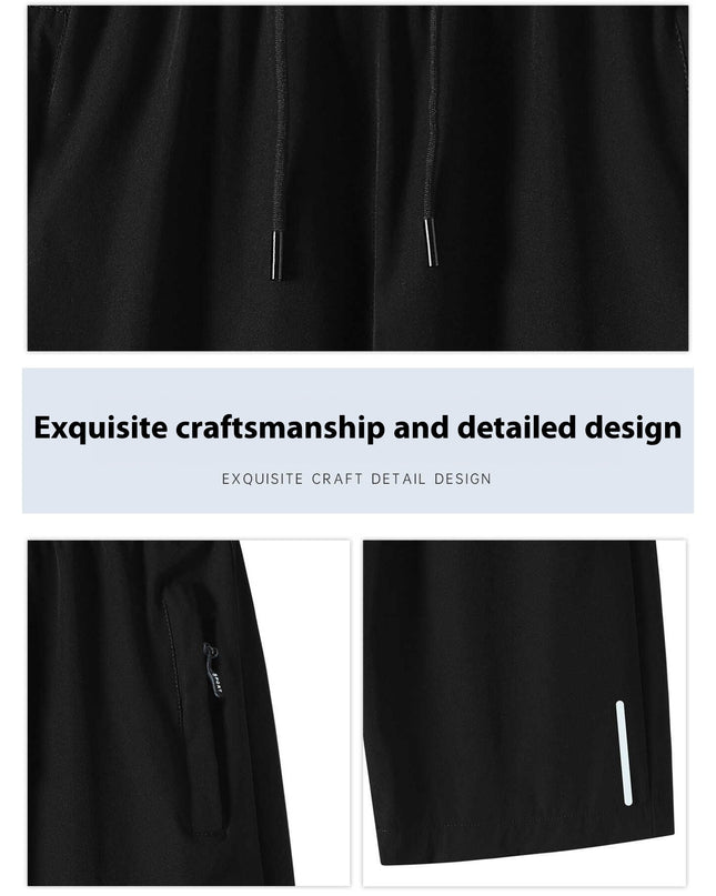Thin Ice Silk Quick-drying Running Fitness Men's Sports Shorts