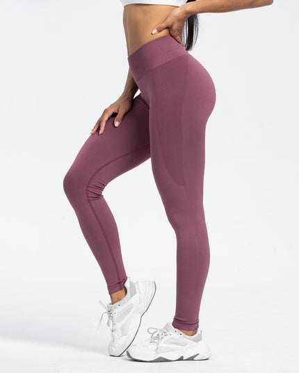 Women's Sports Fitness Pants Seamless Hip Raise High Waist Yoga Pants
