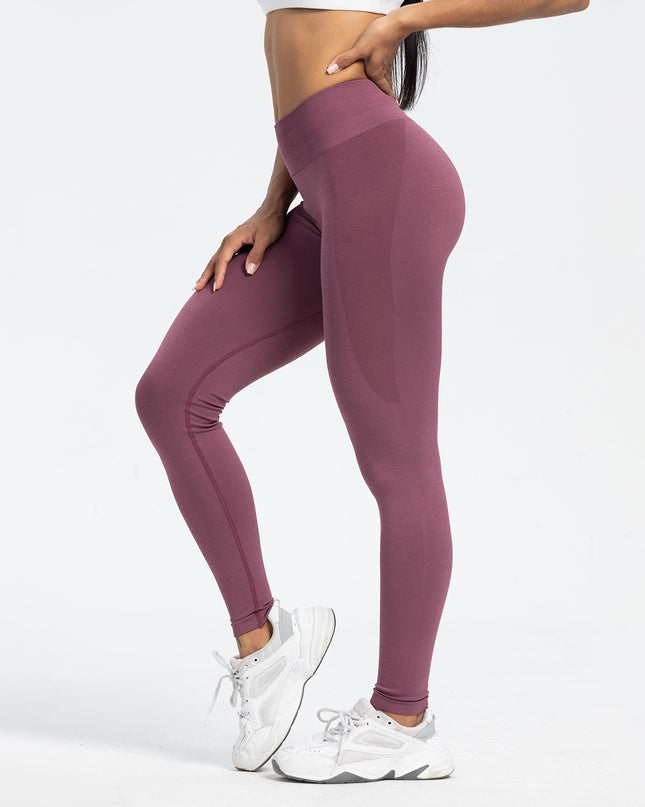 Women's Sports Fitness Pants Seamless Hip Raise High Waist Yoga Pants