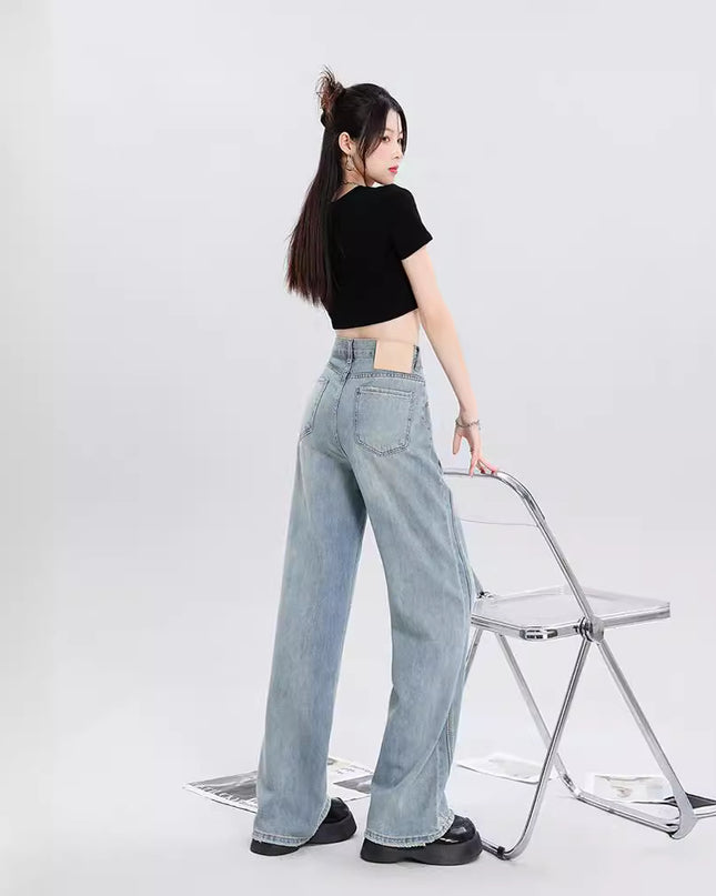 Summer Super Soft Wide Leg Jeans For Women