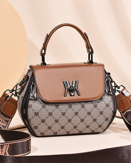 Simple Shoulder Messenger Bag Trendy Large Capacity Handbag