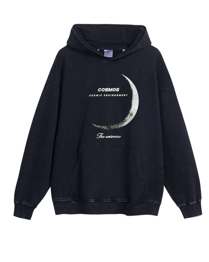 American Retro Washed Black Cotton Sweater