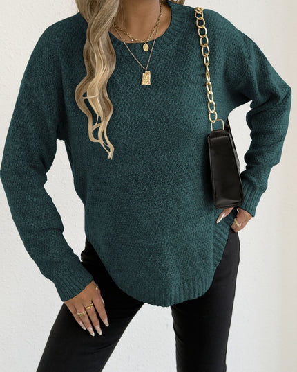 Fashion Loose Flower Velvet Women's Pullover Bottoming Sweater