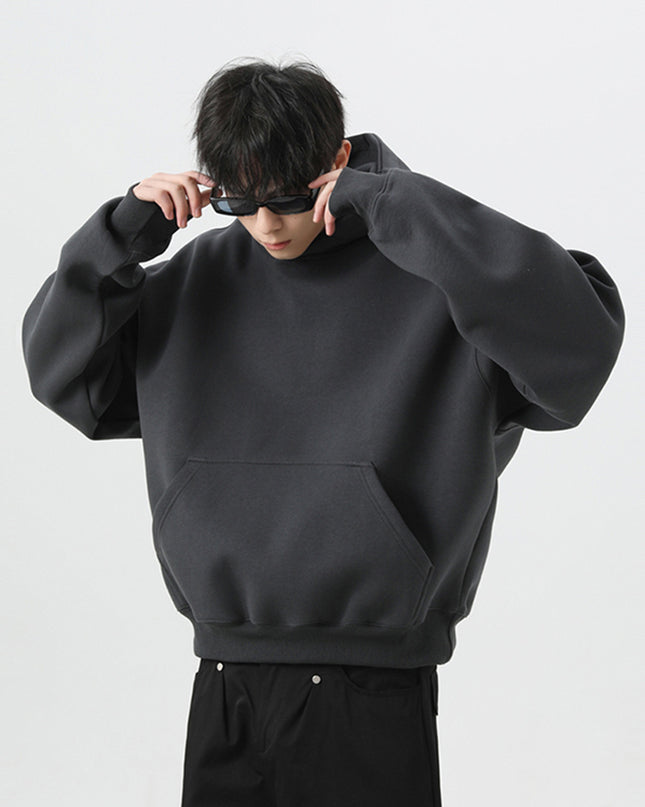 Heavy Profile Cropped Hoodie Men