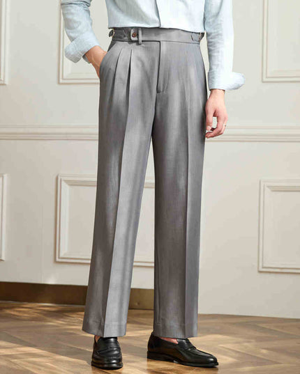 Wide-leg Casual Pants Breathable Non-ironing High Waist Loose Trousers