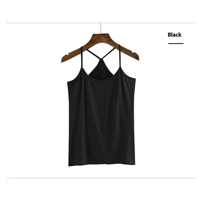 Women's Slim-fit Modal Black And White Suspenders