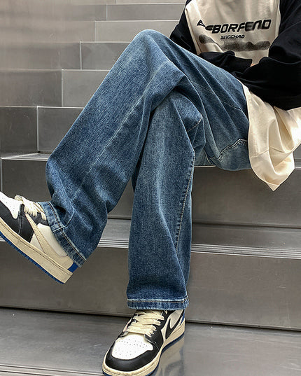 Jeans Men's High Street Retro Straight