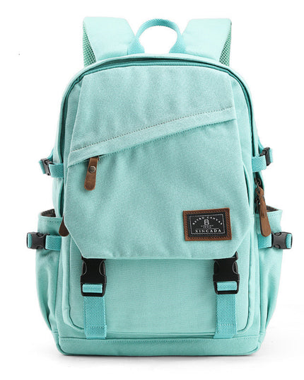 Large Capacity Backpack Canvas With Cover Travel Backpack