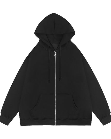 Men's And Women's Sparkling Style Zipper Cardigan Hoodie Plus Size