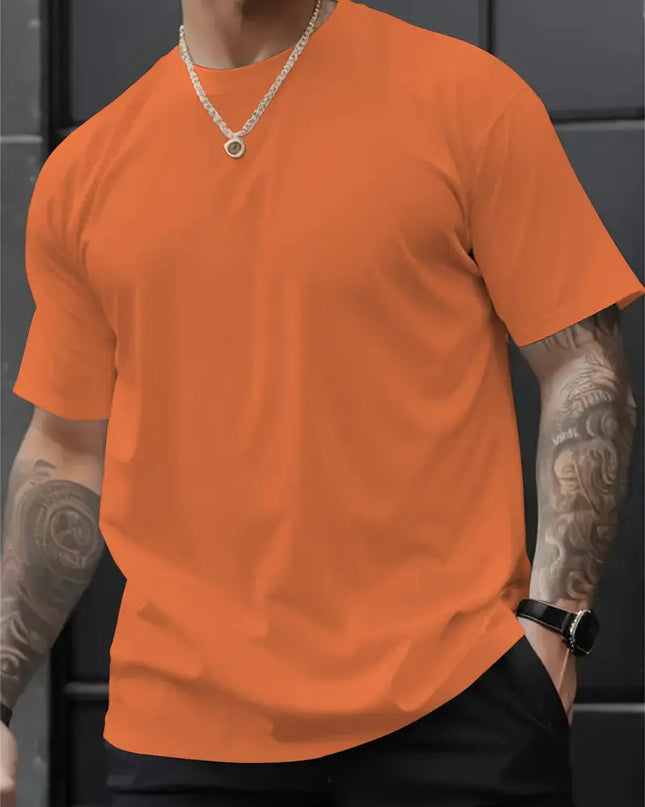 3D Digital Printing Printed Loose Short Sleeve Round Neck T-shirt