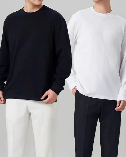 Autumn Long Sleeve T-shirt Threads Band Loose