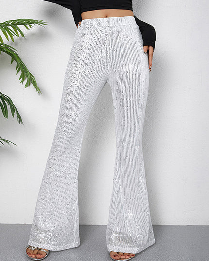 New Sequin Fashion Bootcut Pants