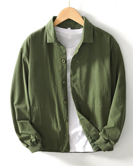 Retro Loose Casual Pocket Baseball Uniform