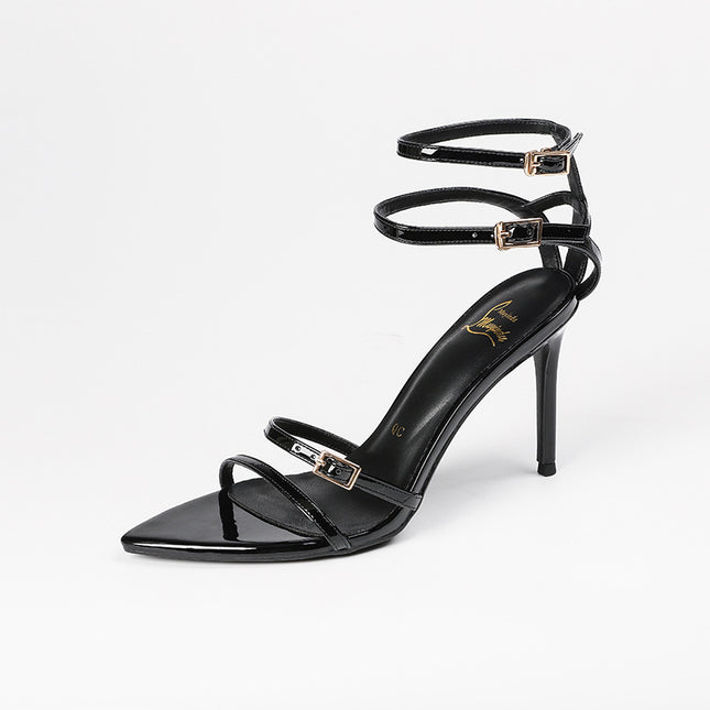 Ankle-strap Stilettos Women's Sandals Open Toe High Heels