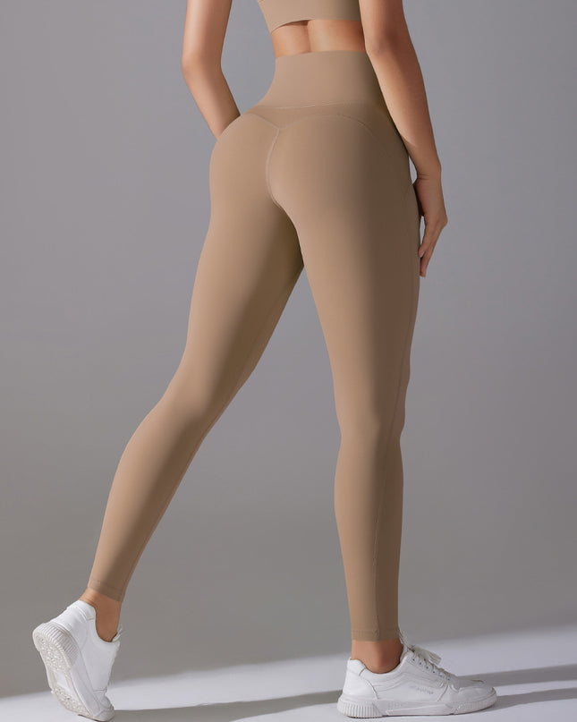 Internet Celebrity High Waist Hip Lift Nude Feel Hot Pants Yoga Pants Women