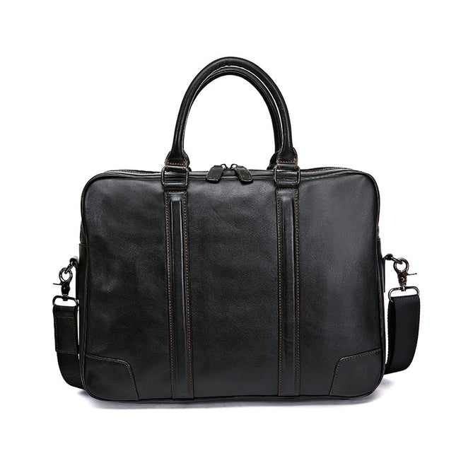 Skeleton-Skin Genuine Leather High-Grade Briefcase | Ultra-Light & Durable