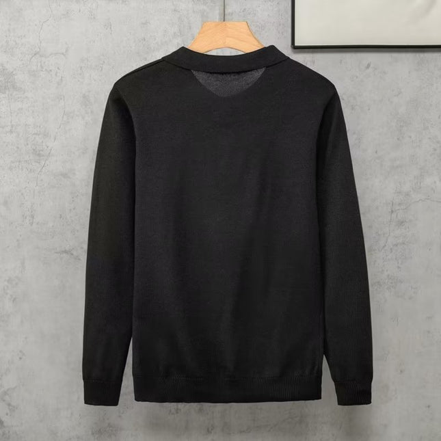 Japanese Style Simple Lapel Knitwear Korean Style