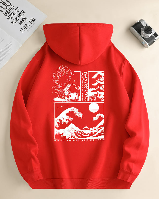 Men's Chic Casual Everyday Drawstring Hoodies